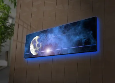 Obrázok produktu pre Opviq, 3090DACT- LED3252, Farebné, Výtlačky na plátno, 30 x 90 cm, 100% semišové plátno