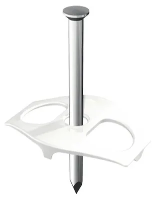 Productafbeelding van OBO 199670 Nagel-Fix, 3,5x70 mm, transparant, 100 stuks, artikelnummer 2222876, inclusief spijkers