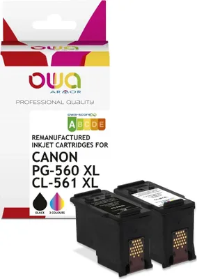 Produktbild von Armor K10606OW, Schwarz, Cyan, Magenta, Gelb, 2 Stück(e), 750 Seiten, 600 Seiten, Doppelpack