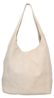 Produktbild von Gave Lux Schultertasche Damen Wildleder Schwarz Valeria Chic Black B UNICA 40x35x15 cm