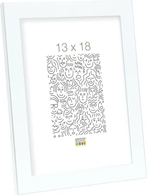 Obrázok produktu pre Plastový rám Deknudt S41VK1 biely 30x40 cm