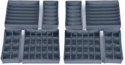 Produktbild von Famanu Lade Organizer – 8-teiliges faltbares Set – Kledingkast Organizer