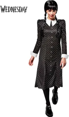Zdjęcie produktu dla Kostium Rubies Wednesday Addams wielokolorowy L wielokolorowy L