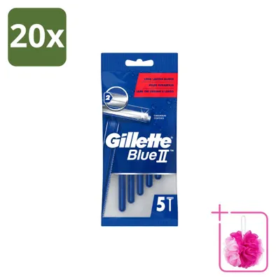 Produktbild von 20 x Gillette Blue II Einwegrasierer - Sparpackung - 20 Stücke
