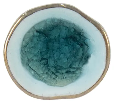 Produktbild von Clayre & Eef Türknauf Ø 4 cm Türkis Keramik