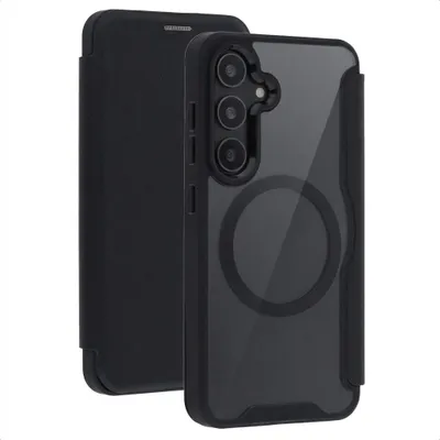 Image de imoshion Coque transparente avec MagSafe pour Samsung Galaxy S25 / S24 - Noir