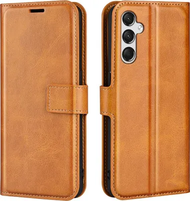 Produktbild von Samsung Galaxy A05s Hülle - Coverup Deluxe Klapphülle - Braun