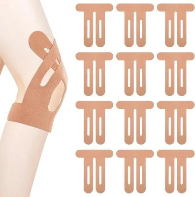 Obrázek produktu pro Kineziologické pásky – béžové – voděodolná kolenní bandáž – bez latexu – sportovní potřeby