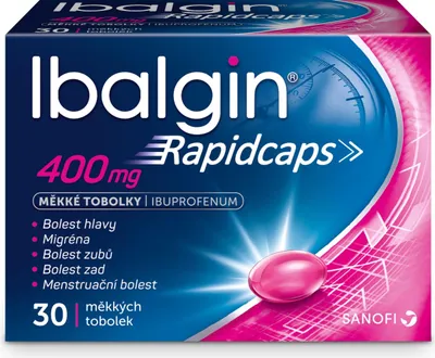 Immagine prodotto di Ibalgin Rapidcaps 400 mg 30 tobolek