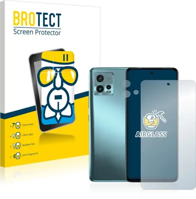 Produktbild von BROTECT Schutzglas für Motorola Moto G72 (Display+Kamera) Schutzfolie Panzer Folie Glas Display Schutz klar