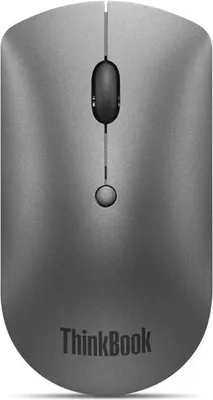 Immagine prodotto di Lenovo | ThinkBook Bluetooth Silent Mouse | Wireless | Bluetooth 5.0 | Iron Grey | 1 anno(i)