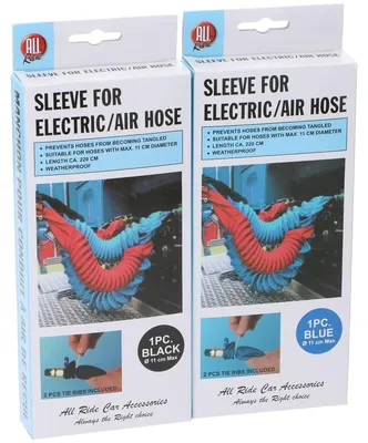 Zdjęcie produktu dla Pokrowiec ochronny All Ride na przewód i wąż powietrzny 220CM, wąż powietrzny i spiralny do ciężarówek i sprężarek, odporny na warunki atmosferyczne, niebieski
