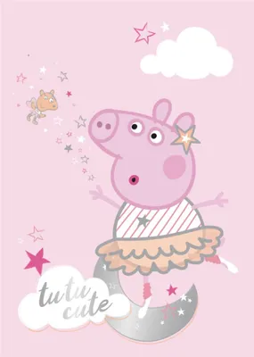Produktbild von Peppa Pig Fleece Decke, 140x100 cm