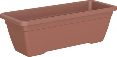Produktbild von artevasi© VENEZIA Blumenkasten Terracottafarben 60 cm - Kunststoff
