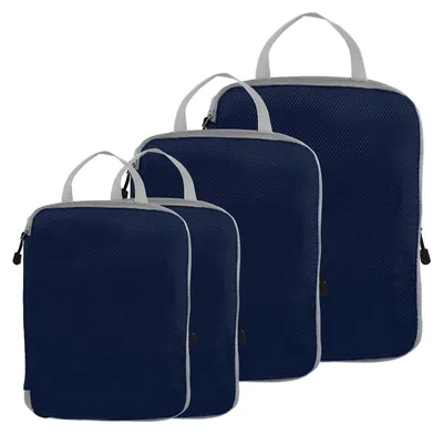 Productafbeelding van Set van 4 Waterdichte Compressie Organizer Zakken voor Reizen