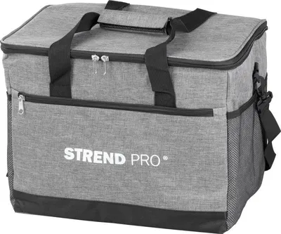 Image de Sac isotherme Strend Pro, 30 L, gris, pliable, de camping, 27x40x31 cm