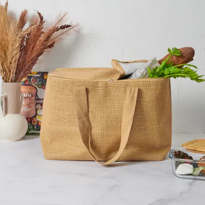 Image de Sac Shopping Fraicheur Jute 40x25x30cm