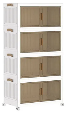 Image de Armoire de rangement, étagères réglables, conception durable, 4 étages