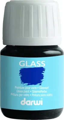 Zdjęcie produktu dla Darwi DA0700030100C Farba do szkła Black 30 ml 1 szt.