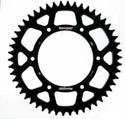 Produktbild von Alu-Kettenrad Supersprox 520 - 50Z (schwarz) RAL-990:50-BLK|ID 125,0 LK 150,0 6-Loch
