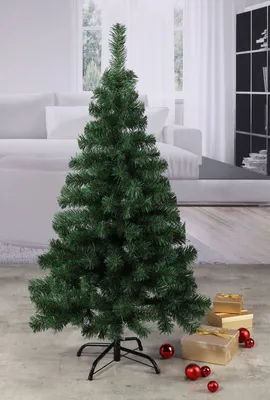 Produktbild von Weihnachtsbaum 150cm mit Metallständer grün