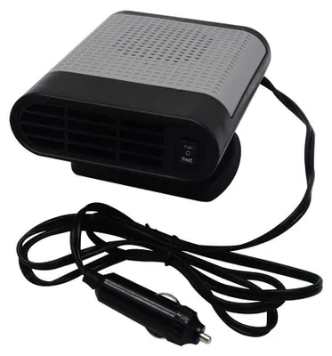 Produktbild von Tragbare Keramische Heizung - Kühlung und Heizung - Kompakt und effizient - Schwarz - Ventilator - Scheibenenteiser-Funktion - 12 V - 1...