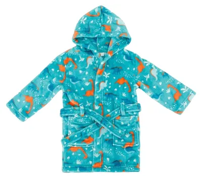 Productafbeelding van Star - Badjas voor babyjongens, met capuchon, fleece, model GT38322 (116) (Groen)