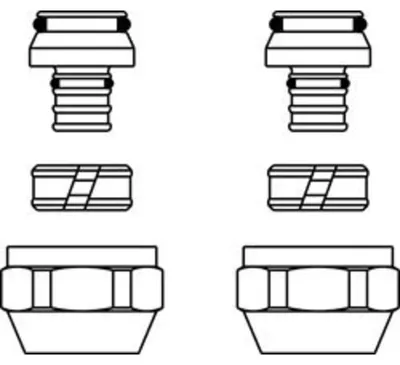 Immagine prodotto di Raccordo a compressione Oventrop Cofit S 16 x 2,0 mm x G ¾ OD, 2 vie, 1507935