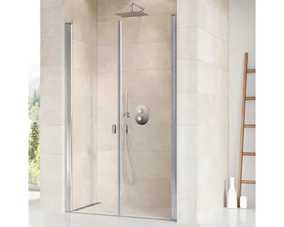 Obrázek produktu pro Sprchové dveře do niky RAVAK CSDL2 -100 Chrome 100 cm barva rámu hliník dekor skla čiré sklo 0QVACC0LZ1