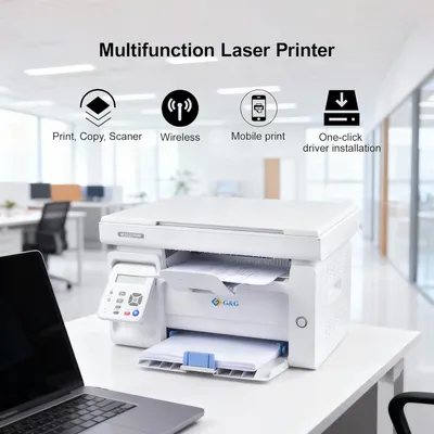 Produktbild von Laserdrucker – Schwarz-Weiß – Multifunktionsgerät – WLAN und 3-in-1