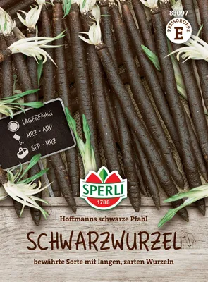Produktbild von SPERLI Schwarzwurzelsamen Hoffmanns schwarze Pfahl Scorzonera hispanica 3-4 lfd. Meter