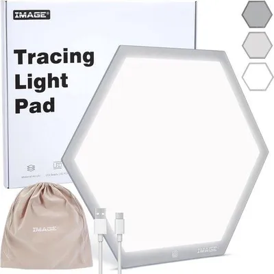 Produktbild von Famanu LED Zeichenbrett - Extra großes Format - 40 x 35 cm