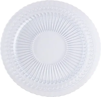 Produktbild von Glas Servierplatte Ø 32 cm – Kuchenplatte Tortenplatte Transparent mit Reliefmuster