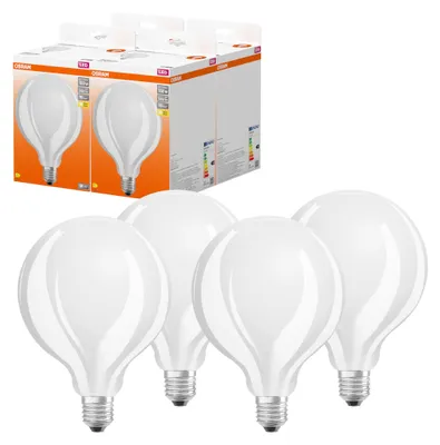 Zdjęcie produktu dla Żarówka LED Osram LED Star GLOBE125, matowa, w kształcie kuli, o średnicy 125 mm