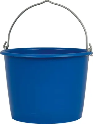 Produktbild von Baueimer 12 l, blau mit Metalösenbügel 6 mm