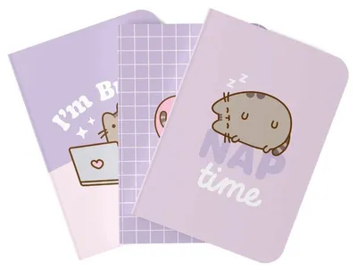Produktbild von Pusheen Moments pack 3 A6 Notizbuchs