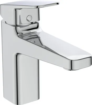 Produktbild von Ideal Standard Waschtischarmatur Ceraplan ohne Ablaufgarnitur H90, Ausladung 124mm BD223AA Chrom