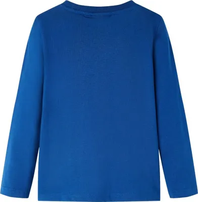 Immagine prodotto di vidaXL Camicia a maniche lunghe per bambini blu scuro 128