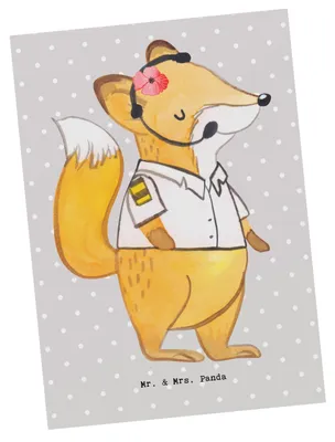 Produktbild von Mr. & Mrs. Panda Postkarte Pilotin Herz - Grau Pastell - Geschenk, Grußkarte, Durchsage, Ansichtskarte, Cockpit, Moderation, bildkarte, Ansichtskarten, Flugzeug, Ansage