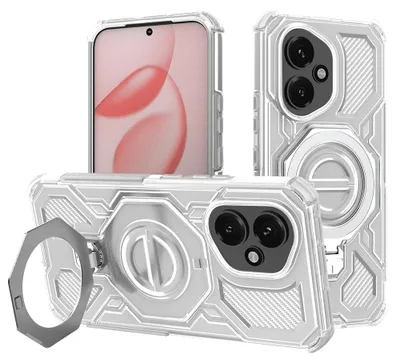 Produktbild von Techsuit – Carbon Shield PRO widerstandsfähige Hülle für Honor 400 – weiß transparent