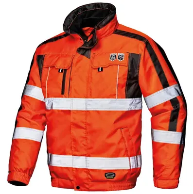 Zdjęcie produktu dla Kurtka pilotażowa Sir Safety Contender z odblaskami, 4 w 1, klasa 3, wiatroszczelna i wodoodporna, rozmiar XXL, HI-VIS CZERWONA