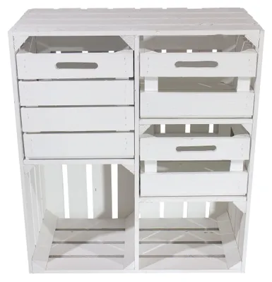 Produktbild von große Kommode HS3 weiss mit Schubladen