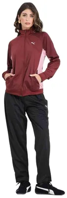 Image de Survêtement Puma Chándal Puma Poly Suit Straight granate rosa mujer pour Femme