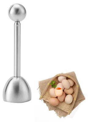 Eieröffner aus Edelstahl, Eierschalenöffner, Eiercracker