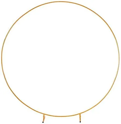 Goldener Ballonbogen 2,2 m aus Metall für Feiern