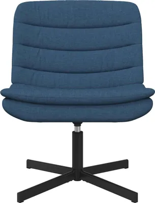 Immagine prodotto di vidaXL Sedia girevole blu 63 x 75 x 76 cm tessuto