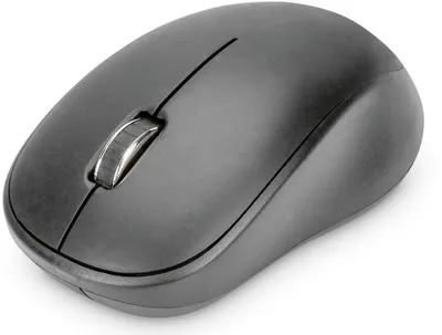 Produktbild von Digitus Wireless Optical Mouse, 3 Tasten, Silent, Beidhändig, Optisch, RF Wireless, 1200 DPI, Schwarz