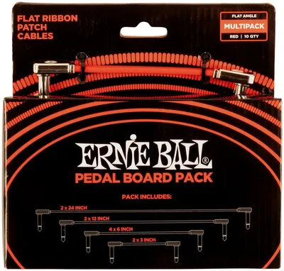 Produktbild von Ernie Ball P06404, 6.35mm, Männlich, 6.35mm, Männlich, Rot