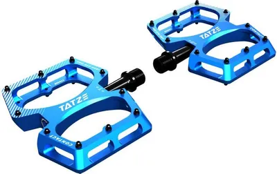 Produktbild von Tatze Flatpedal Contact CNC kids blau (<36) (ART042)