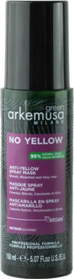 Produktbild von Arkemusa | Spray-Maske No Yellow - 150 ml - Kühles Blond - Anti-Gelb, Violette Mikropigmente, Pflege
